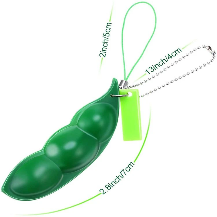Pea Poppers Squeeze Fidget Toy size