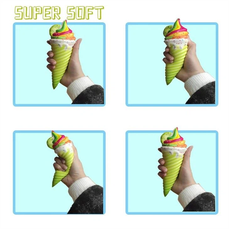 PU Squishy Slow Rising Stress Relief Ice Cream Toys