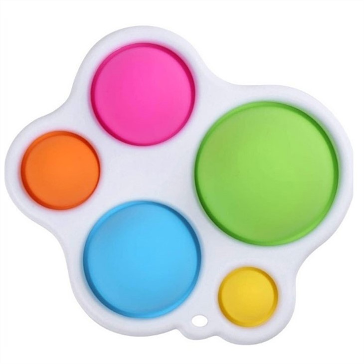 Push Bubble Fidget Sensory Key Chain