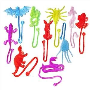 Sticky TPR Animals Decompression Toys with Yoyo