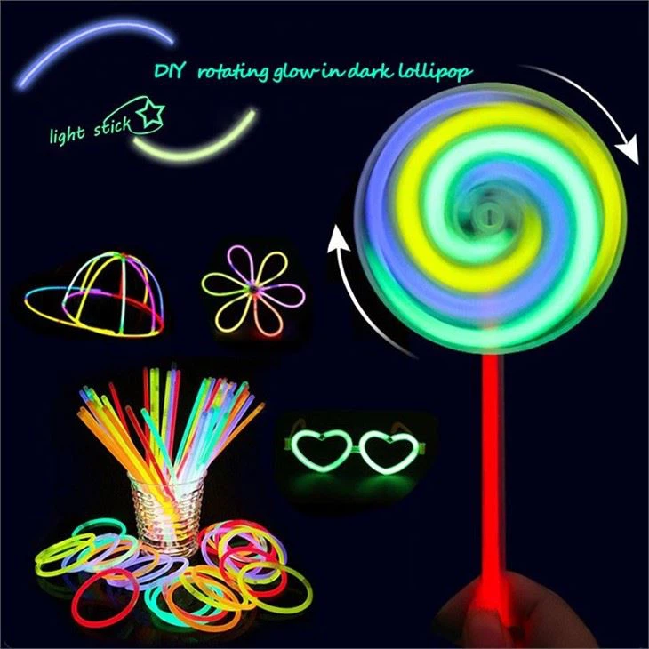Glow in The Dark Lollipop Glow Sticks